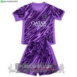 Portiere Set Completo Bambino Paris Saint Germain 2024 2025 Purpureo Portiere Set Completo Bambino Paris Saint Germain 2024 2025 Purpureo