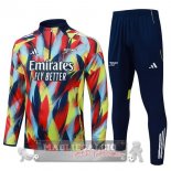Set Completo Felpa Allenamento Formazione Arsenal 2025 2026 Giallo Blu Set Completo Felpa Allenamento Formazione Arsenal 2025 2026 Giallo Blu