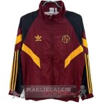 Giacca a vento AS Roma 2025-2026 Rosso I Nero Giacca a vento AS Roma 2025-2026 Rosso I Nero