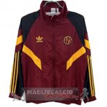 Giacca a vento AS Roma 2025-2026 Rosso I Nero Giacca a vento AS Roma 2025-2026 Rosso I Nero