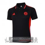 Bayern Monaco Nero Rosso Maglia POLO 2025 2026 Bayern Monaco Nero Rosso Maglia POLO 2025 2026