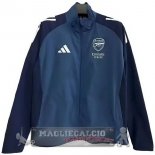 Giacca a vento Arsenal 2025 2026 Verde Navy Giacca a vento Arsenal 2025 2026 Verde Navy