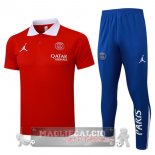 Paris Saint Germain Rosso Blu Maglia Set Completo POLO 2025 2026 Paris Saint Germain Rosso Blu Maglia Set Completo POLO 2025 2026