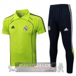 Real Madrid Verde Nero Maglia POLO Set Completo 2025 2026 Real Madrid Verde Nero Maglia POLO Set Completo 2025 2026