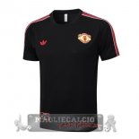 Maglia Formazione Manchester United 2025 2026 Nero Rosso Maglia Formazione Manchester United 2025 2026 Nero Rosso