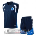 Formazione Senza Maniche Set Completo Cruzeiro 2026 2027 Blu Navy Formazione Senza Maniche Set Completo Cruzeiro 2026 2027 Blu Navy