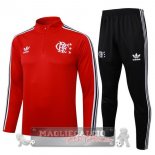 Set Completo Felpa Allenamento Formazione Flamengo 2025 2026 Rosso Set Completo Felpa Allenamento Formazione Flamengo 2025 2026 Rosso