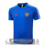 Maglia Formazione Manchester United 2025 2026 Blu Maglia Formazione Manchester United 2025 2026 Blu