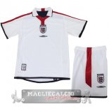 Inghilterra Set Completo Bambino Maglia Home Retro 2004 Inghilterra Set Completo Bambino Maglia Home Retro 2004