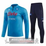 Napoli Insieme Completo Blu Giacca 2020-21 Napoli Insieme Completo Blu Giacca 2020-21