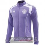 Lunga Zip Giacca Manchester United 2025 2026 Purpureo Lunga Zip Giacca Manchester United 2025 2026 Purpureo