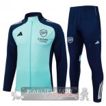 Set Completo Lunga Zip Giacca Arsenal 2025 2026 Verde Luce Blu Set Completo Lunga Zip Giacca Arsenal 2025 2026 Verde Luce Blu