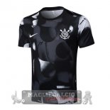 Maglia Formazione Corinthians Paulista 2025 2026 Nero Grigio Maglia Formazione Corinthians Paulista 2025 2026 Nero Grigio