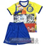 speciale Set Completo Bambino Al Nassr 2025 2026 Giallo Blu speciale Set Completo Bambino Al Nassr 2025 2026 Giallo Blu