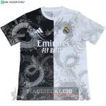 Thailandia speciale Maglia Calcio Real Madrid 2025 2026 Nero II Bianco Thailandia speciale Maglia Calcio Real Madrid 2025 2026 Nero II Bianco