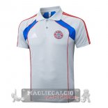 Bayern Monaco Grigio Blu Maglia POLO 2025 2026 Bayern Monaco Grigio Blu Maglia POLO 2025 2026