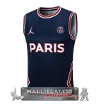 Paris Saint Germain Formazione Senza Manich Maglia Calcio 2023-24 Blu Navy Rosso Paris Saint Germain Formazione Senza Manich Maglia Calcio 2023-24 Blu Navy Rosso