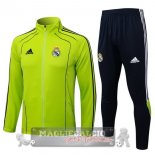 Set Completo Lunga Zip Giacca Bambino Real Madrid 2025 2026 Verde Nero Set Completo Lunga Zip Giacca Bambino Real Madrid 2025 2026 Verde Nero