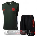Set Completo Formazione Senza Maniche Maglia Bayern Monaco 2025 2026 Verde Navy Set Completo Formazione Senza Maniche Maglia Bayern Monaco 2025 2026 Verde Navy