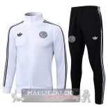 Set Completo Lunga Zip Giacca Germania 2025 Bianco Nero Set Completo Lunga Zip Giacca Germania 2025 Bianco Nero
