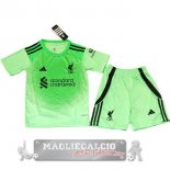 Portiere Set Completo De Bambino Liverpool 2025 2026 Verde Portiere Set Completo De Bambino Liverpool 2025 2026 Verde