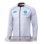 Lunga Zip Giacca Napoli 2025 2026 Bianco Blu Lunga Zip Giacca Napoli 2025 2026 Bianco Blu