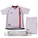 Inghilterra Set Completo Bambino Maglia Home Retro 2002 Inghilterra Set Completo Bambino Maglia Home Retro 2002
