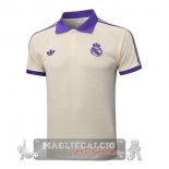Real Madrid Giallo Purpureo Maglia POLO 2025 2026 Real Madrid Giallo Purpureo Maglia POLO 2025 2026
