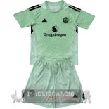 Portiere Set Completo De Bambino Manchester United 2025 2026 Verde Luce Portiere Set Completo De Bambino Manchester United 2025 2026 Verde Luce