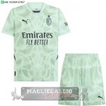 Portiere Set Completo Bambino AC Milan 2024 2025 Verde Portiere Set Completo Bambino AC Milan 2024 2025 Verde