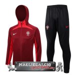 Portogallo Insieme Completo rosso I nero Giacca 2022 Portogallo Insieme Completo rosso I nero Giacca 2022