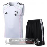 Set Completo Maglia Formazione Senza Maniche Juventus 2025 2026 Bianco I Rosa Nero Set Completo Maglia Formazione Senza Maniche Juventus 2025 2026 Bianco I Rosa Nero