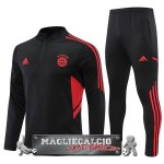 Bayern Monaco Insieme Completo Nero I Rosso Bambino Felpa Da Allenamento 2023-24 Bayern Monaco Insieme Completo Nero I Rosso Bambino Felpa Da Allenamento 2023-24