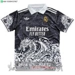 Thailandia speciale Maglia Calcio Real Madrid 2025 2026 Nero Bianco Thailandia speciale Maglia Calcio Real Madrid 2025 2026 Nero Bianco