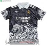Thailandia speciale Maglia Calcio Real Madrid 2025 2026 Nero Bianco Thailandia speciale Maglia Calcio Real Madrid 2025 2026 Nero Bianco