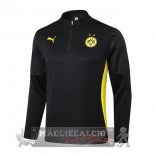 Felpa Allenamento Formazione Borussia Dortmund 2024 2025 Nero Giallo Felpa Allenamento Formazione Borussia Dortmund 2024 2025 Nero Giallo
