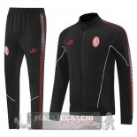 Set Completo Lunga Zip Giacca AC Milan 2025 2026 Nero Set Completo Lunga Zip Giacca AC Milan 2025 2026 Nero