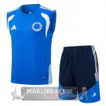 Formazione Senza Maniche Set Completo Cruzeiro 2026 2027 Blu Bianco Formazione Senza Maniche Set Completo Cruzeiro 2026 2027 Blu Bianco