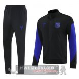 Set Completo Lunga Zip Giacca Barcelona 2025 2026 Nero Purpureo Set Completo Lunga Zip Giacca Barcelona 2025 2026 Nero Purpureo