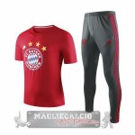 Bayern Munchen Formazione Set Completo Maglia Calcio 2019-20 Rosso Grigio Bayern Munchen Formazione Set Completo Maglia Calcio 2019-20 Rosso Grigio