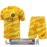 Thailandia Home Maglia Calcio Portiere Set Completo Uomo Paris Saint Germain 2023-24 Giallo Thailandia Home Maglia Calcio Portiere Set Completo Uomo Paris Saint Germain 2023-24 Giallo