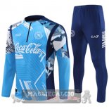 Set Completo Sudadera Formazione Bambino Napoli 2024 2025 Blu Set Completo Sudadera Formazione Bambino Napoli 2024 2025 Blu