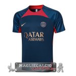 Paris Saint Germain Formazione Maglia Calcio 2023-24 Blu Navy Rosso Paris Saint Germain Formazione Maglia Calcio 2023-24 Blu Navy Rosso