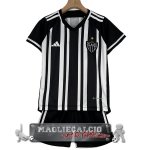 Atletico Mineiro Bambino Maglia Calcio Home 2023-24 Nero Bianco Atletico Mineiro Bambino Maglia Calcio Home 2023-24 Nero Bianco