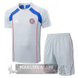 Set Completo Formazione Maglia Bayern Monaco 2025 2026 Grigio Blu Set Completo Formazione Maglia Bayern Monaco 2025 2026 Grigio Blu