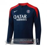 Felpa Allenamento Formazione Paris Saint Germain 2025 2026 Blu Navy I Rosso Felpa Allenamento Formazione Paris Saint Germain 2025 2026 Blu Navy I Rosso