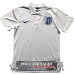 Inghilterra Bianco Blu Maglia POLO EURO 2018 Inghilterra Bianco Blu Maglia POLO EURO 2018