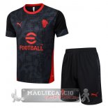 Formazione Set Completo AC Milan 2025 2026 Nero Rosso Formazione Set Completo AC Milan 2025 2026 Nero Rosso