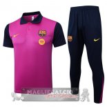 Barcelona Purpureo Blu Maglia POLO Set Completo 2025 2026 Barcelona Purpureo Blu Maglia POLO Set Completo 2025 2026