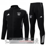 Set Completo Lunga Zip Giacca Germania 2025 Nero I Bianco Set Completo Lunga Zip Giacca Germania 2025 Nero I Bianco